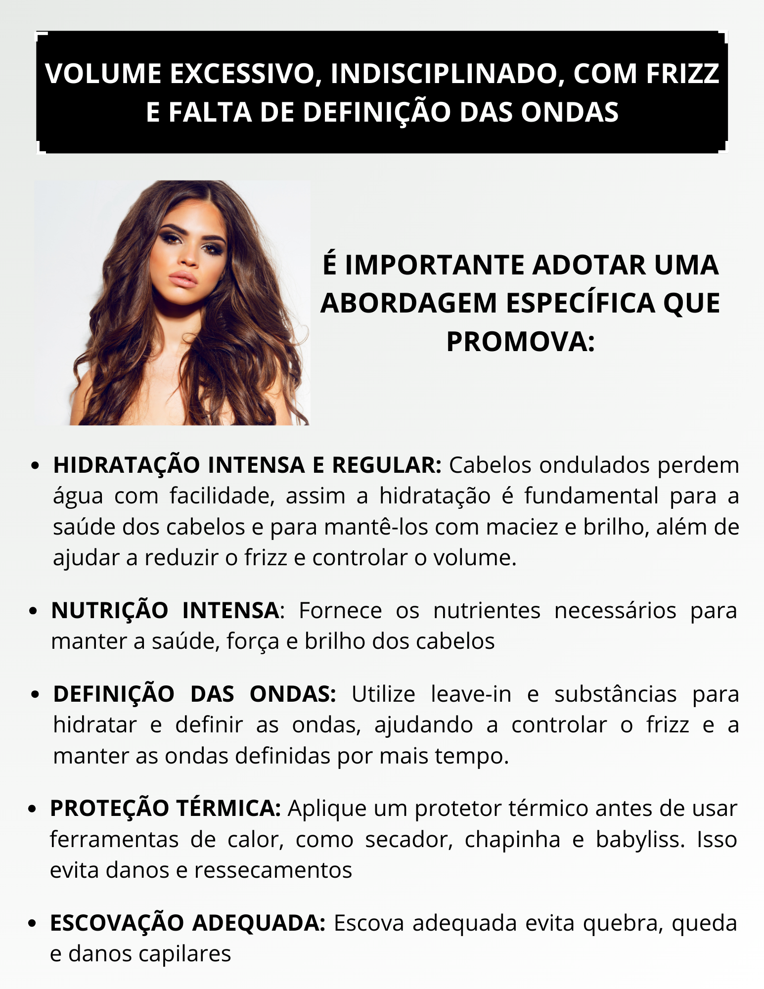 Capa Dor Cabelos volumosos